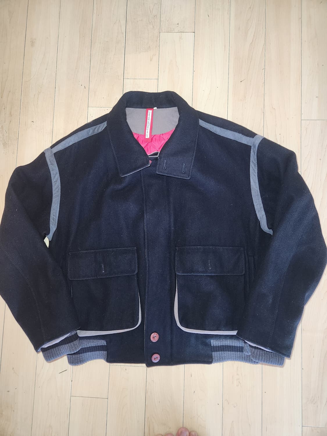 90s 장 샤를 드 카스텔바작 x 디즈니 오버핏 울자켓 48 상품이미지1