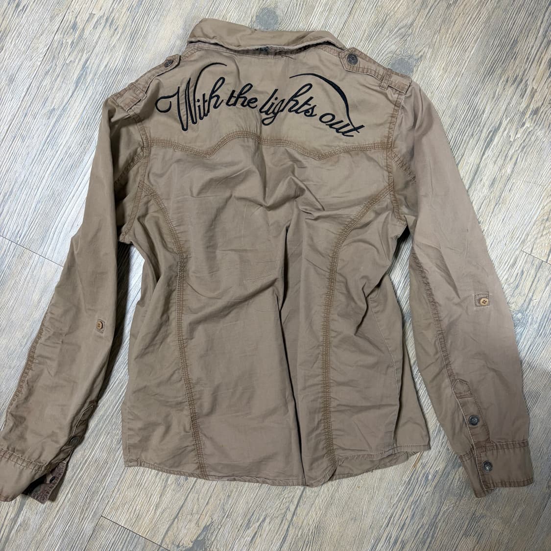 인더아틱 셔츠 자켓 와투케 아케호무 y2k  상품이미지2