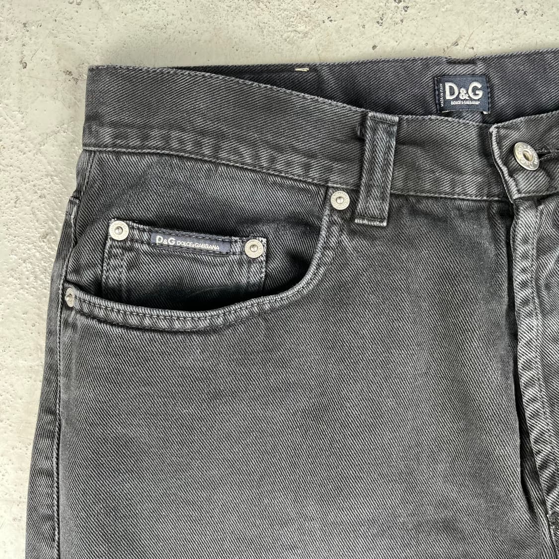 돌체앤가바나 90s 유로 와이드 레그 진 상품이미지4