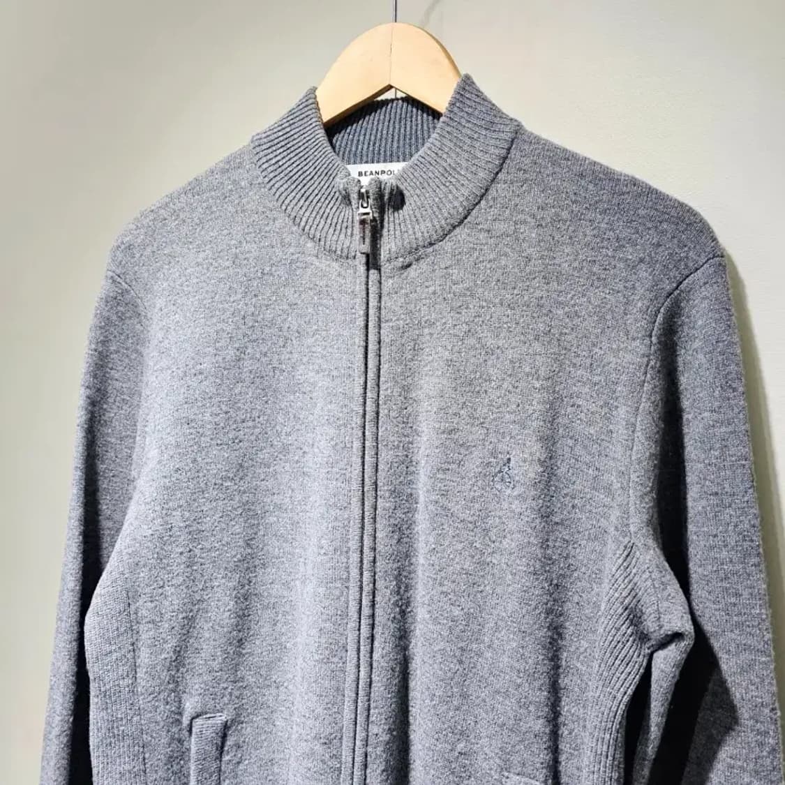 빈폴 남성 울 캐시미어 집업 가디건 95 상품이미지4