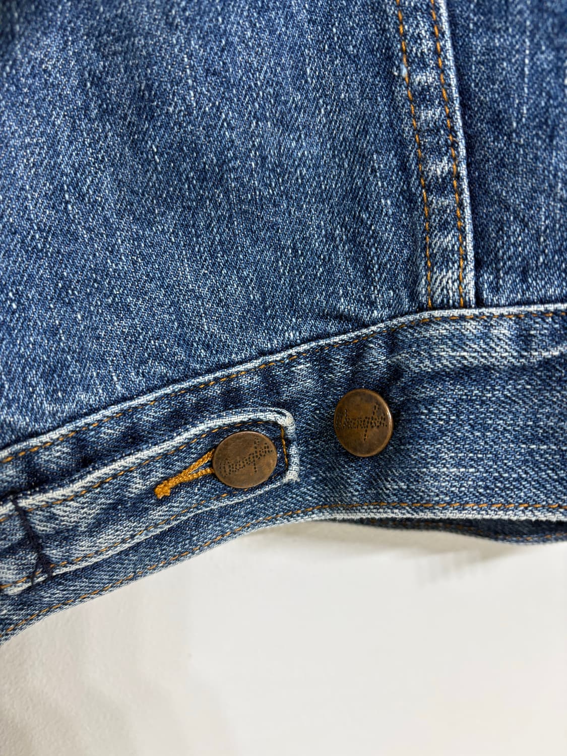 90's  Wrangler Japan Denim trucker Jacke 상품이미지7
