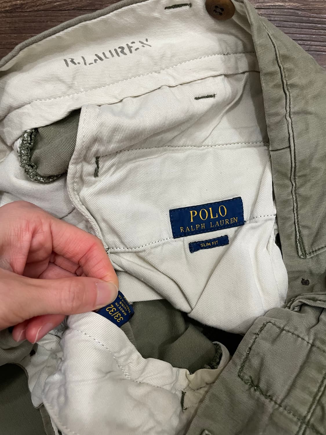 폴로 랄프로렌 마운틴 슬림핏 카고 팬츠 올리브 상품이미지6