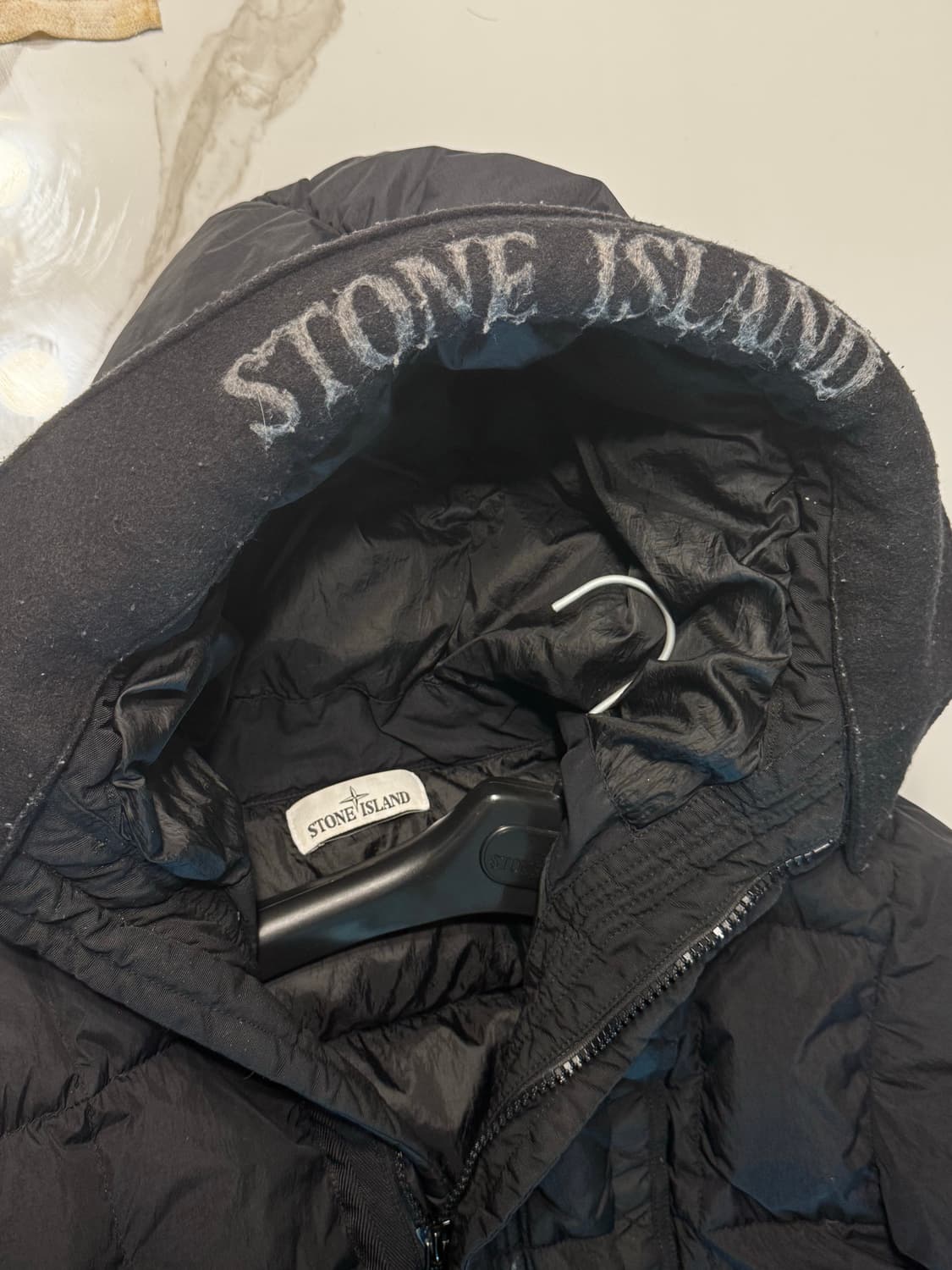 스톤아일랜드 크링클렙스 블랙 롱파카 size M 상품이미지1