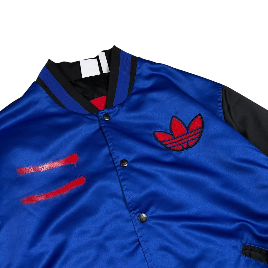 아디다스 x Run Dmc 블루컬러 셔닐 바시티 자켓 상품이미지4