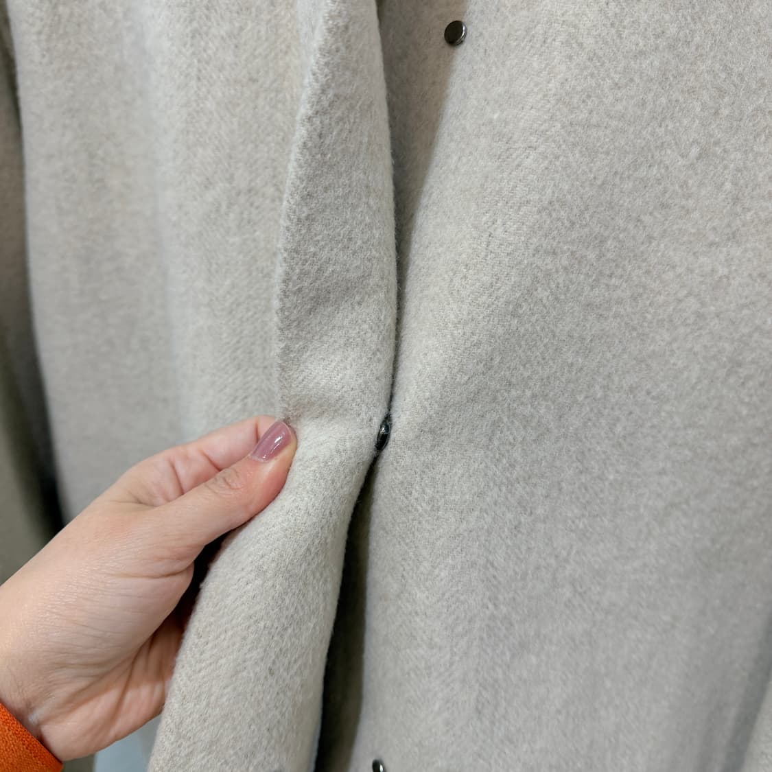 바이민 후드 핸드메이드코트 하프코트 반코트 4004 상품이미지4