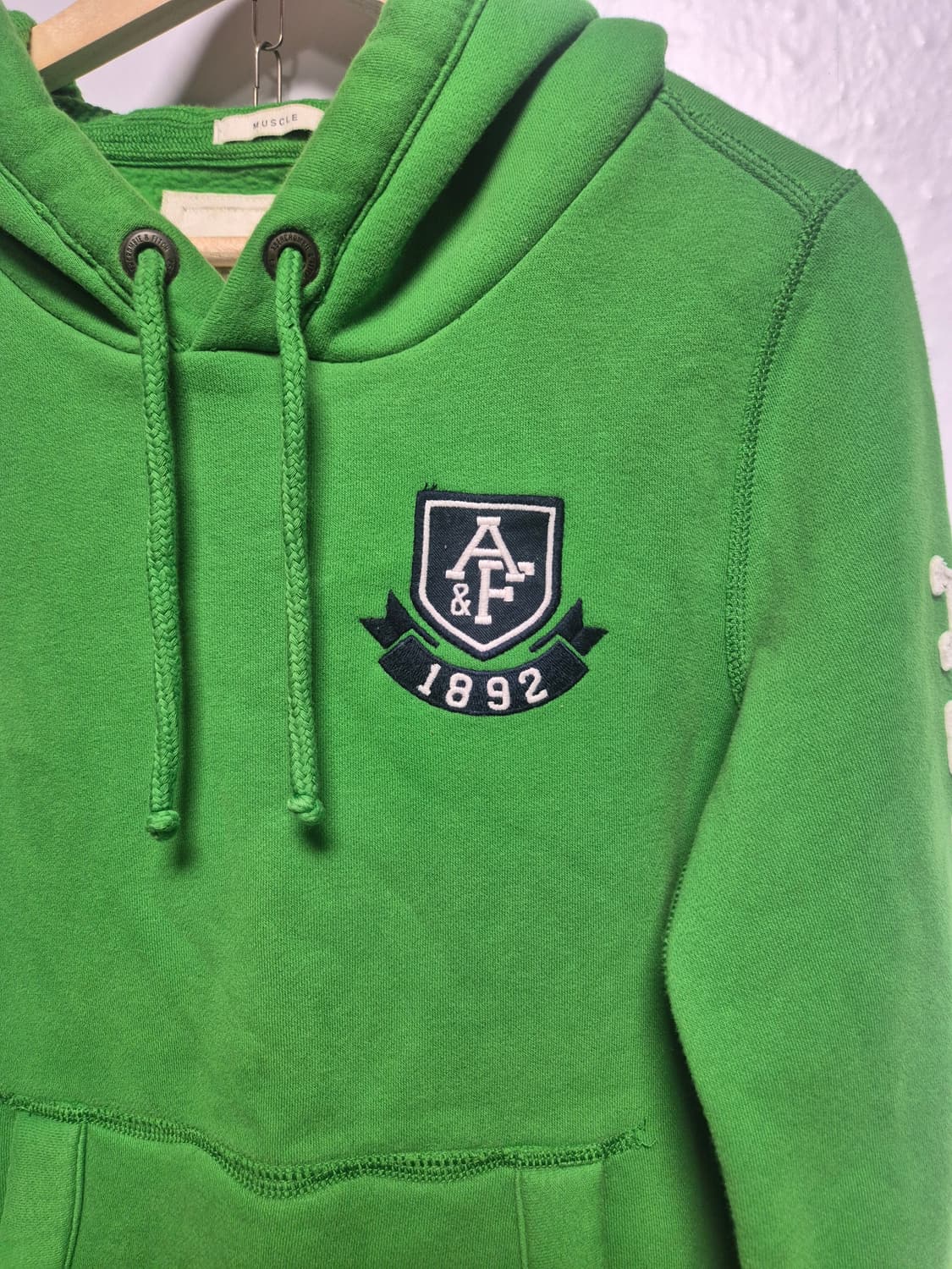 아베크롬비  그린 후드티 S 사이즈(상태A급) 상품이미지2