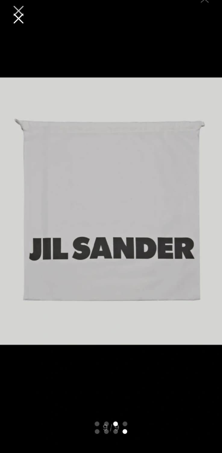 질 샌더 블랙 숄더 백 상품이미지4