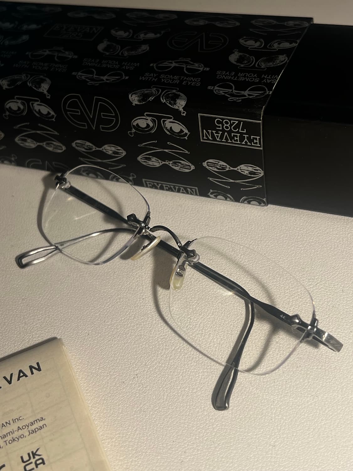 아이반 7285 eyevan - orbit 오르빗 무테안경 새제품 상품이미지2