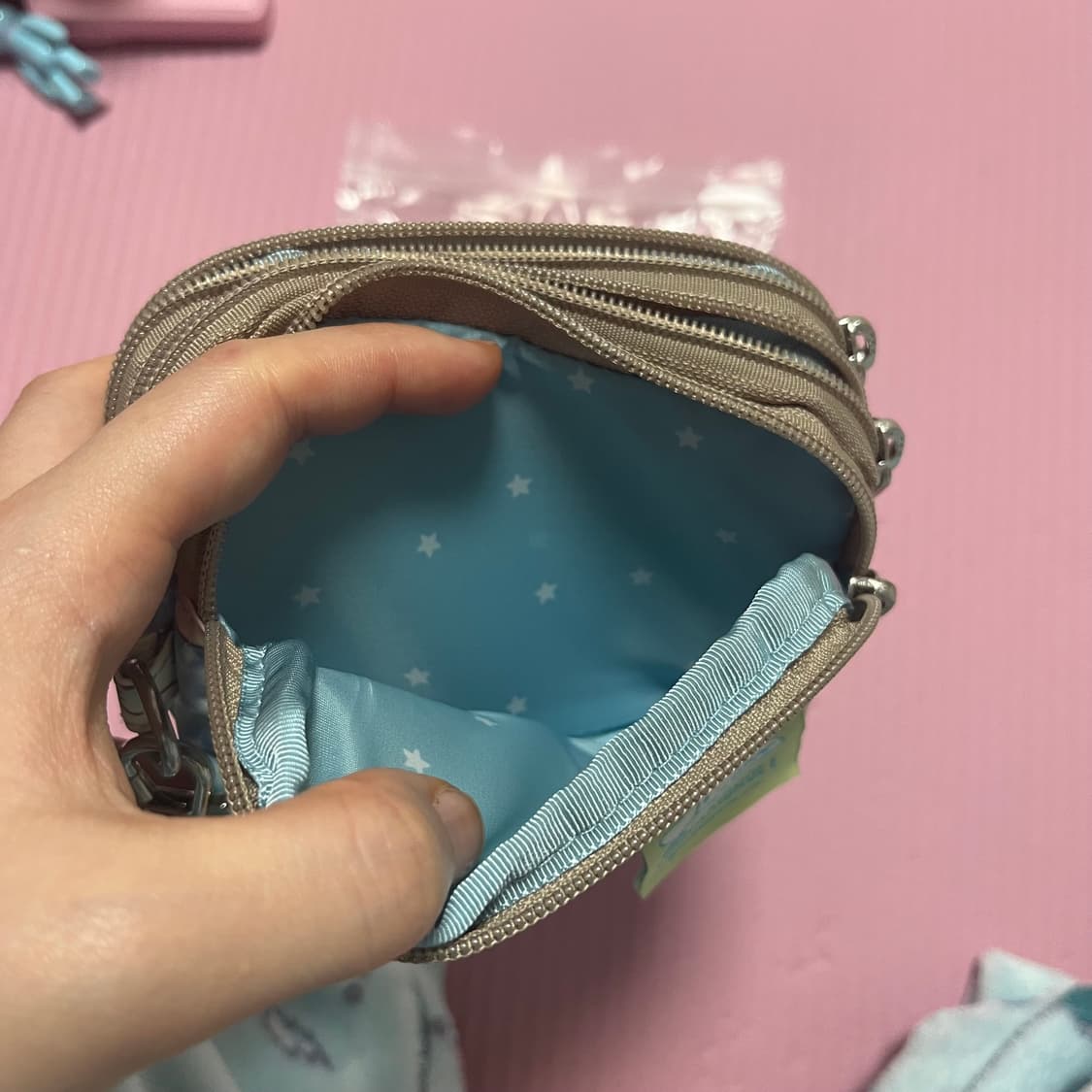 레스포삭 시나모롤 3단 지갑파우치 상품이미지4