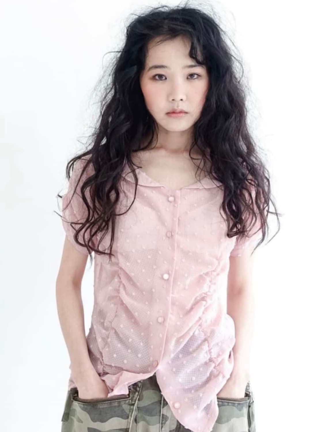 샵페어리 seethrough dot pure blouse 상품이미지1
