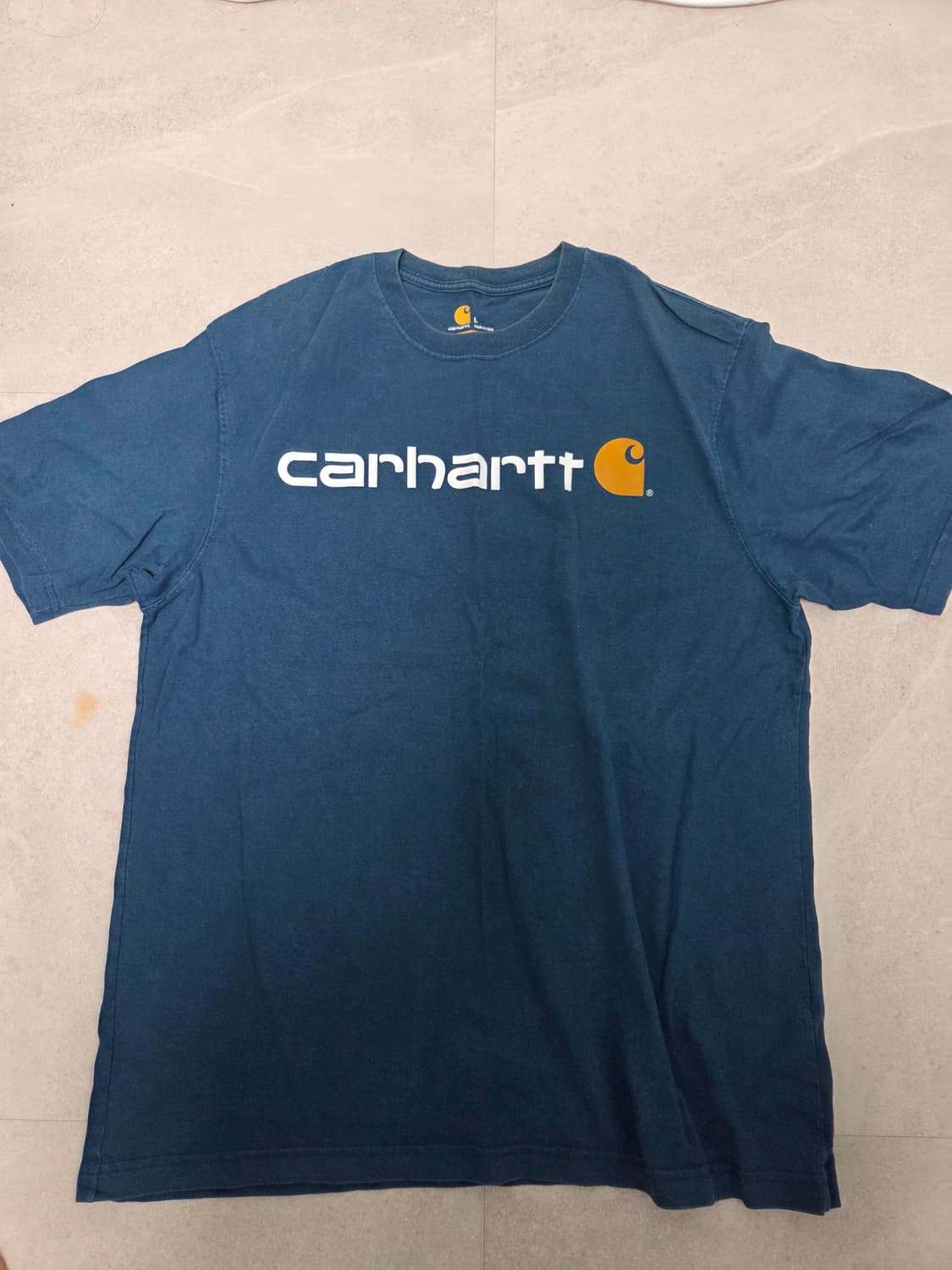 칼하트 오리지널 핏 로고 반팔 티셔츠 상품이미지1