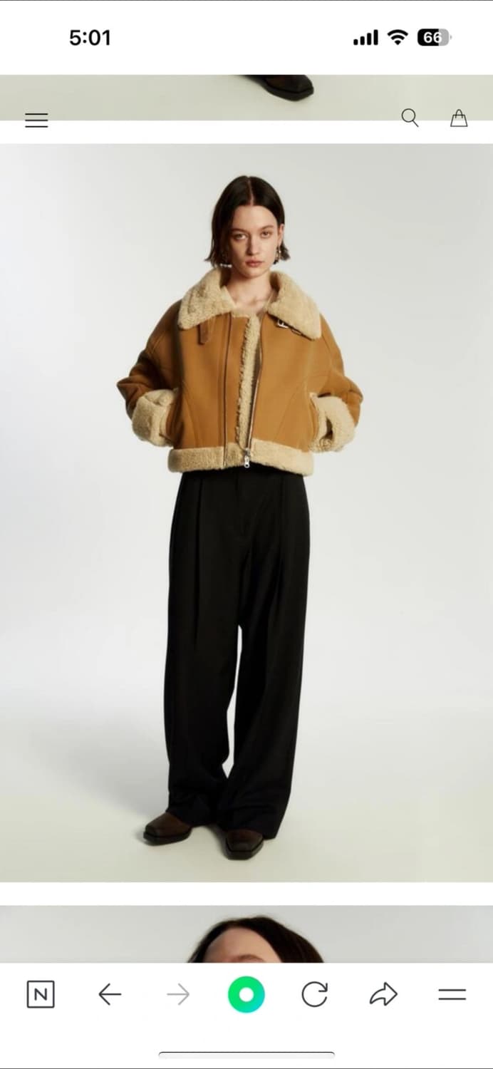 리메크 무스탕 (정은지 착용) 상품이미지8