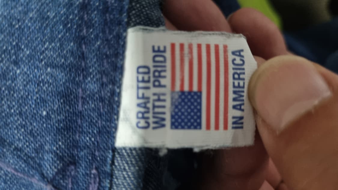 (Gung Ho) Made In USA 워크웨어 데님진 허리반품42(32 상품이미지3