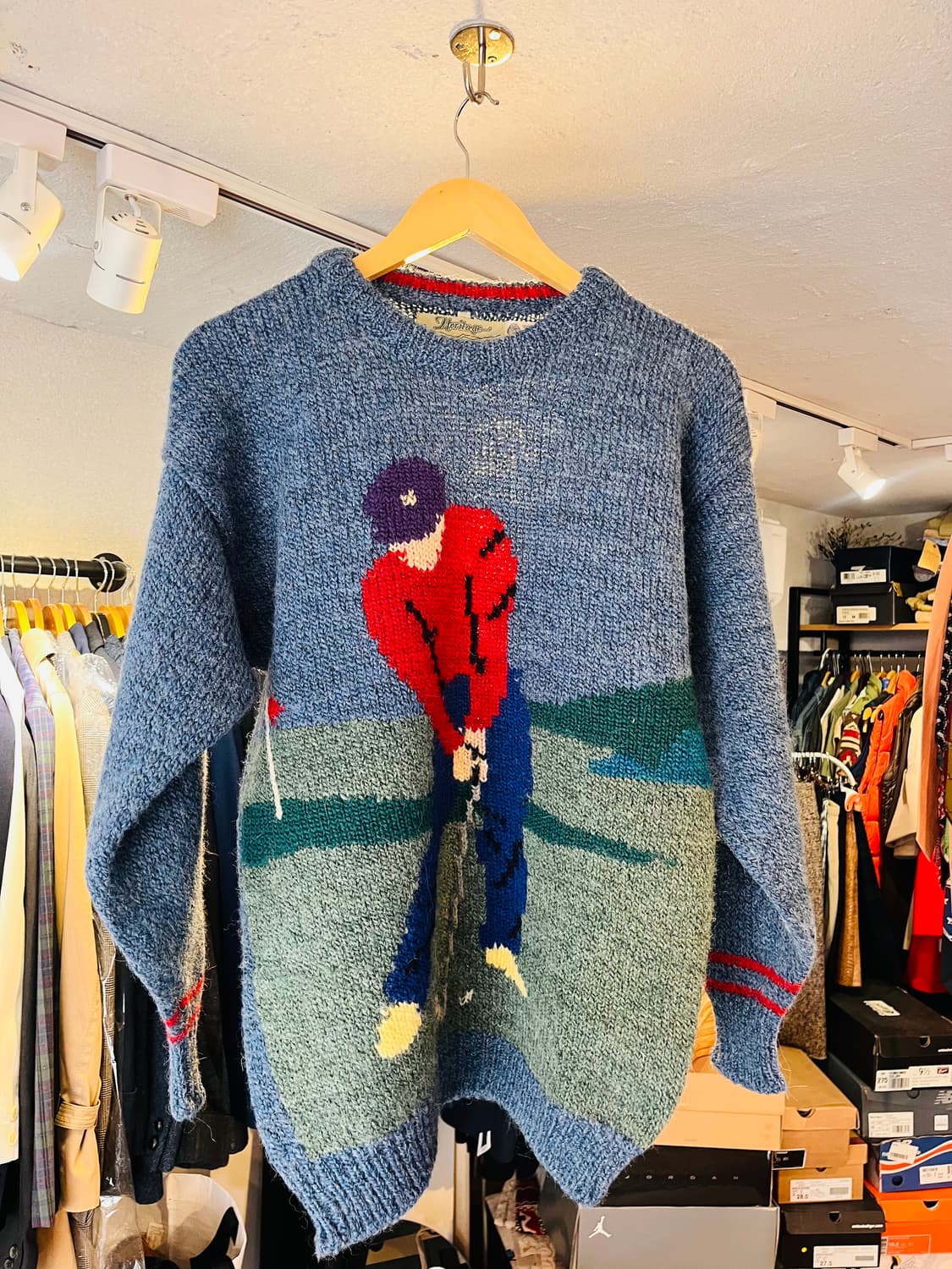 헤리티지 핸드 인타르시아 니트 (아일랜드 생산) 상품이미지1