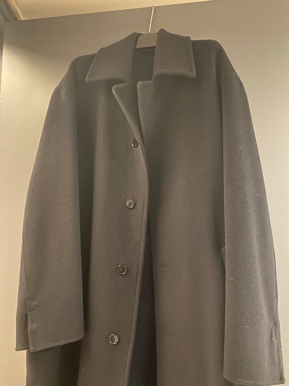 LG tngt 캐시미어 코트 블랙 발마칸 끈코트 팝니다 상품이미지2