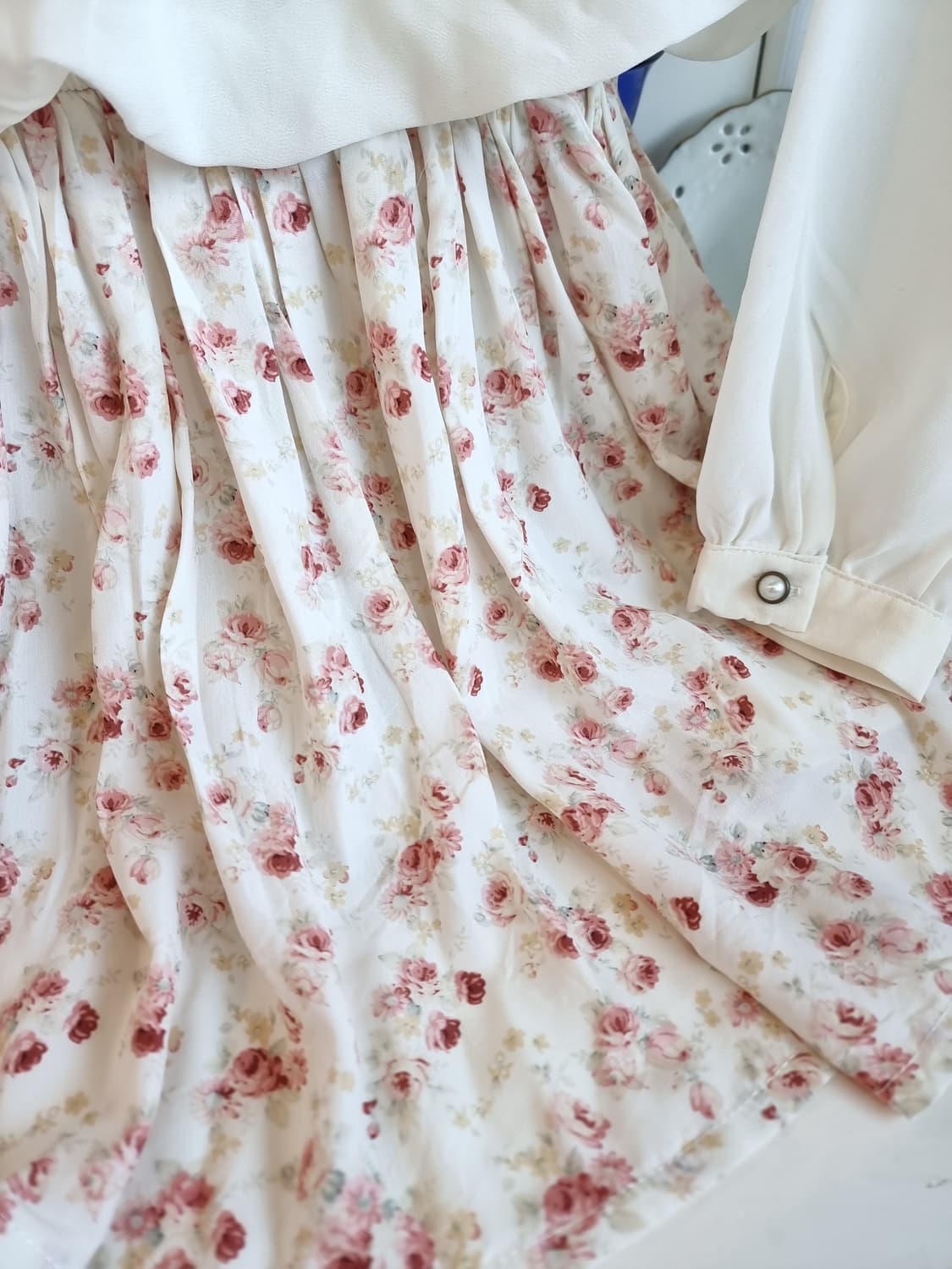 리즈리사 레이스 블라우스 플라워 원피스 상품이미지6