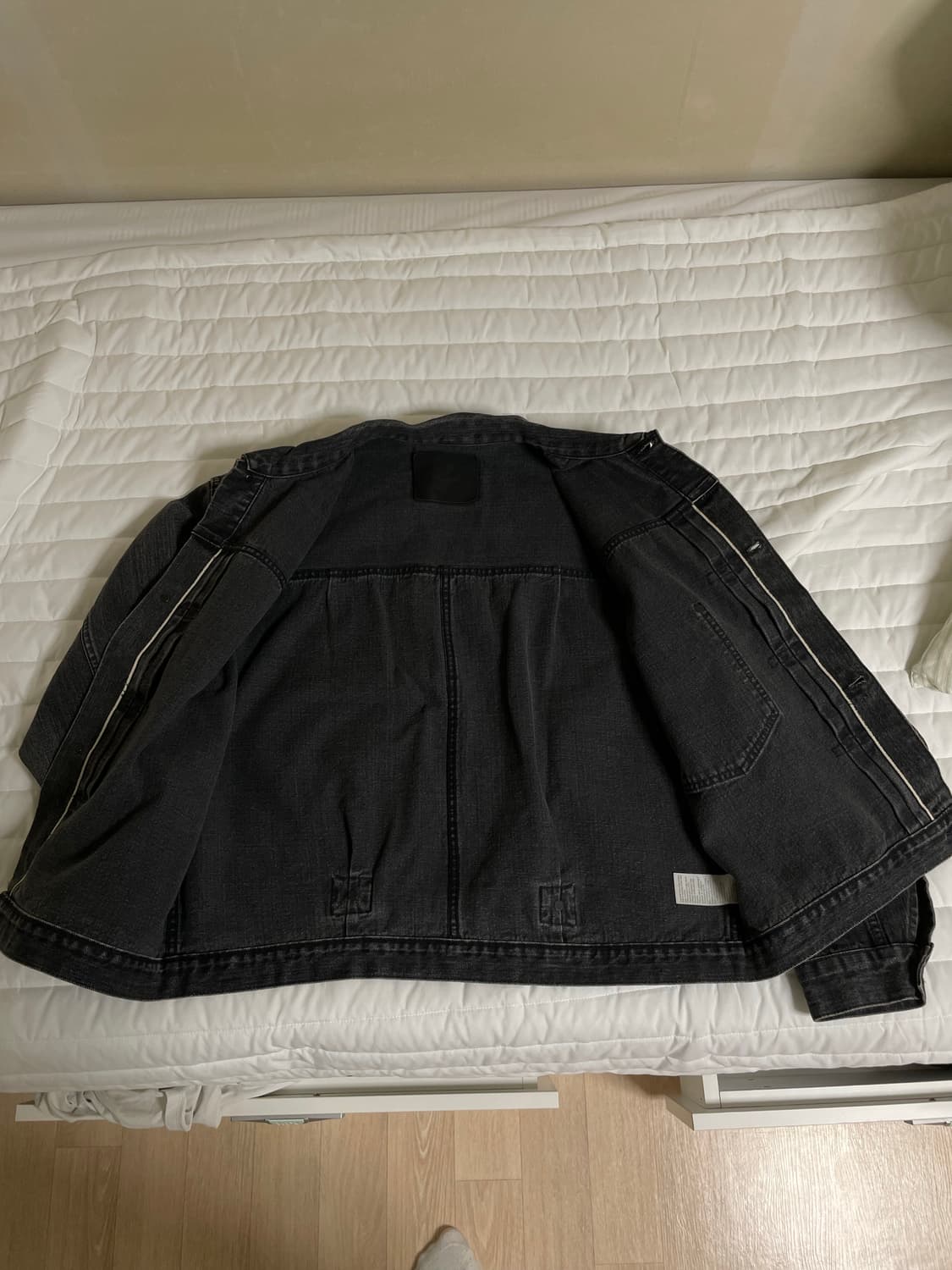 [4/XL] 오어슬로우 대전판 1세대 흑청 블랙 워시드 데님 자켓  상품이미지3