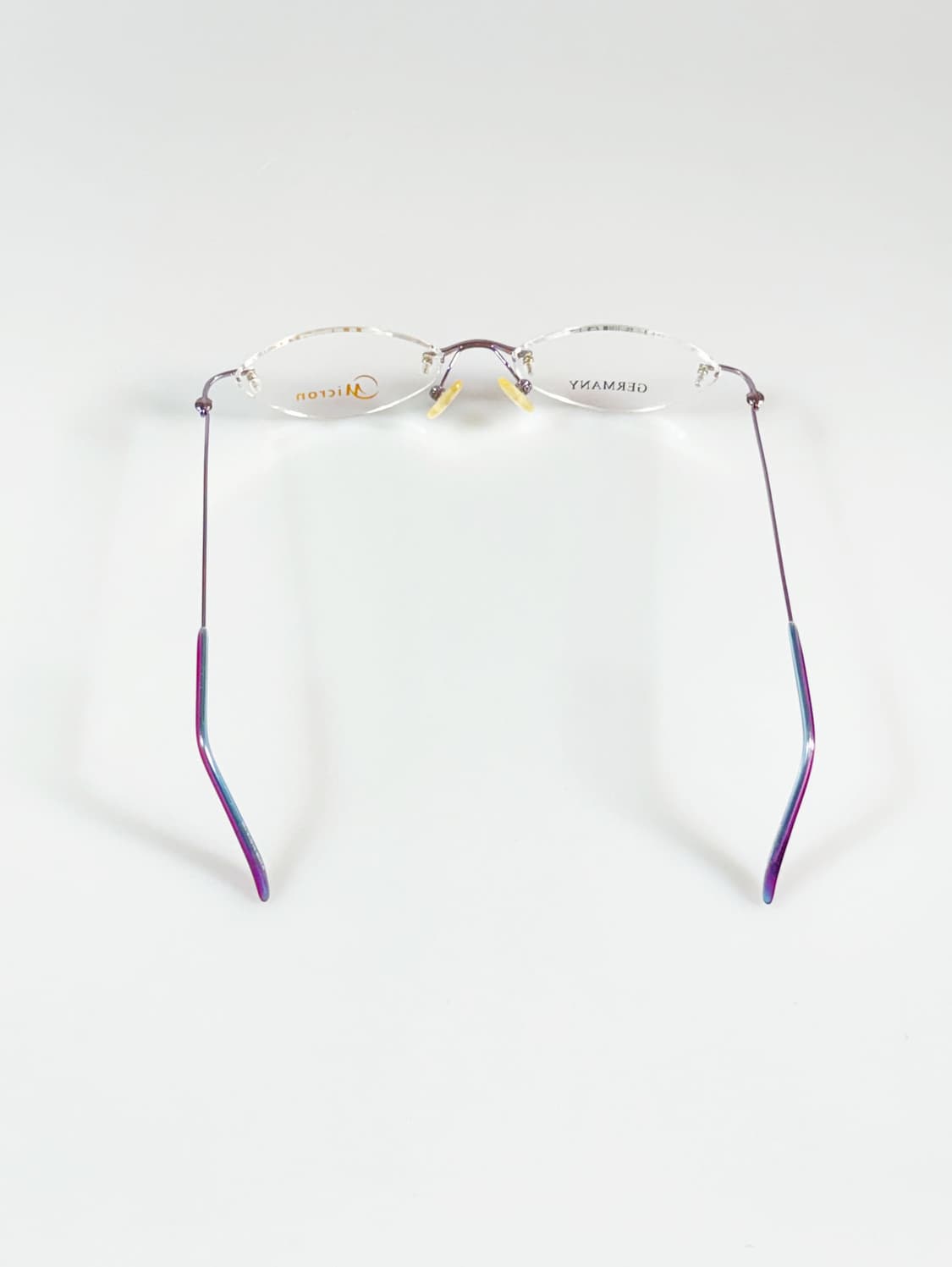 독일제 MICRON 무테 울트라 라이트 오벌 프레임 빈티지 안경 상품이미지5