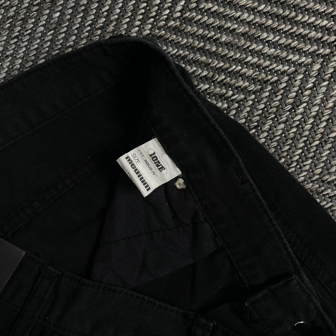 빈티지 벌룬핏 카고 퍼티그 팬츠 블랙o 3682 상품이미지6