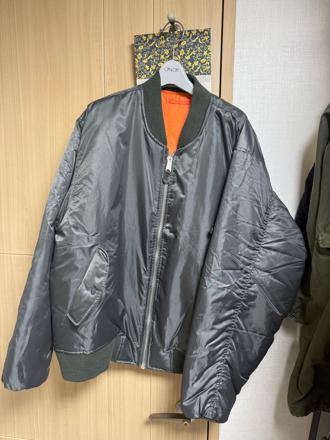 [XXL] 로스코 ma-1 건메탈 상품이미지1