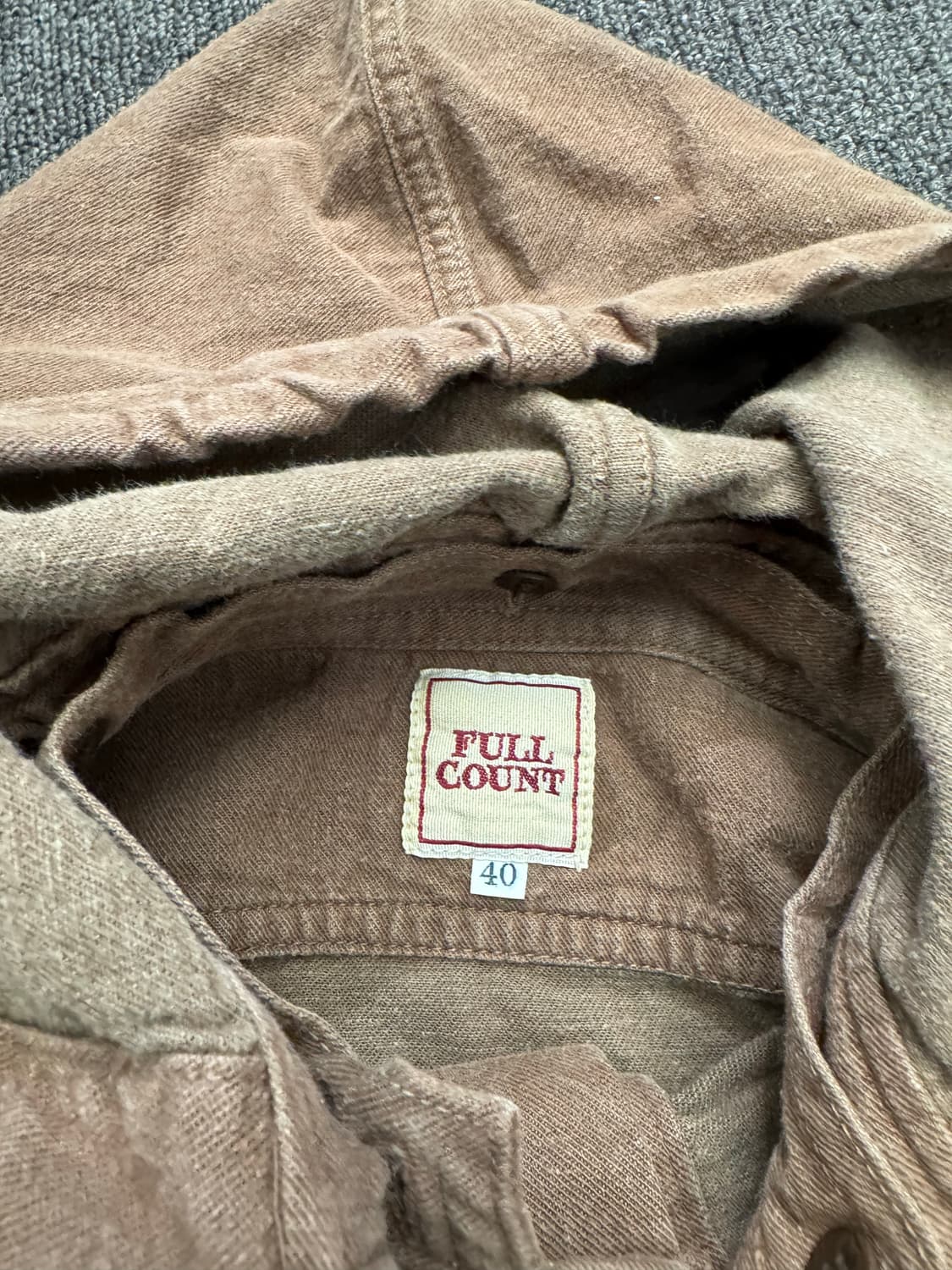 40)풀카운트 빈티지 코튼 후드자켓 상품이미지5