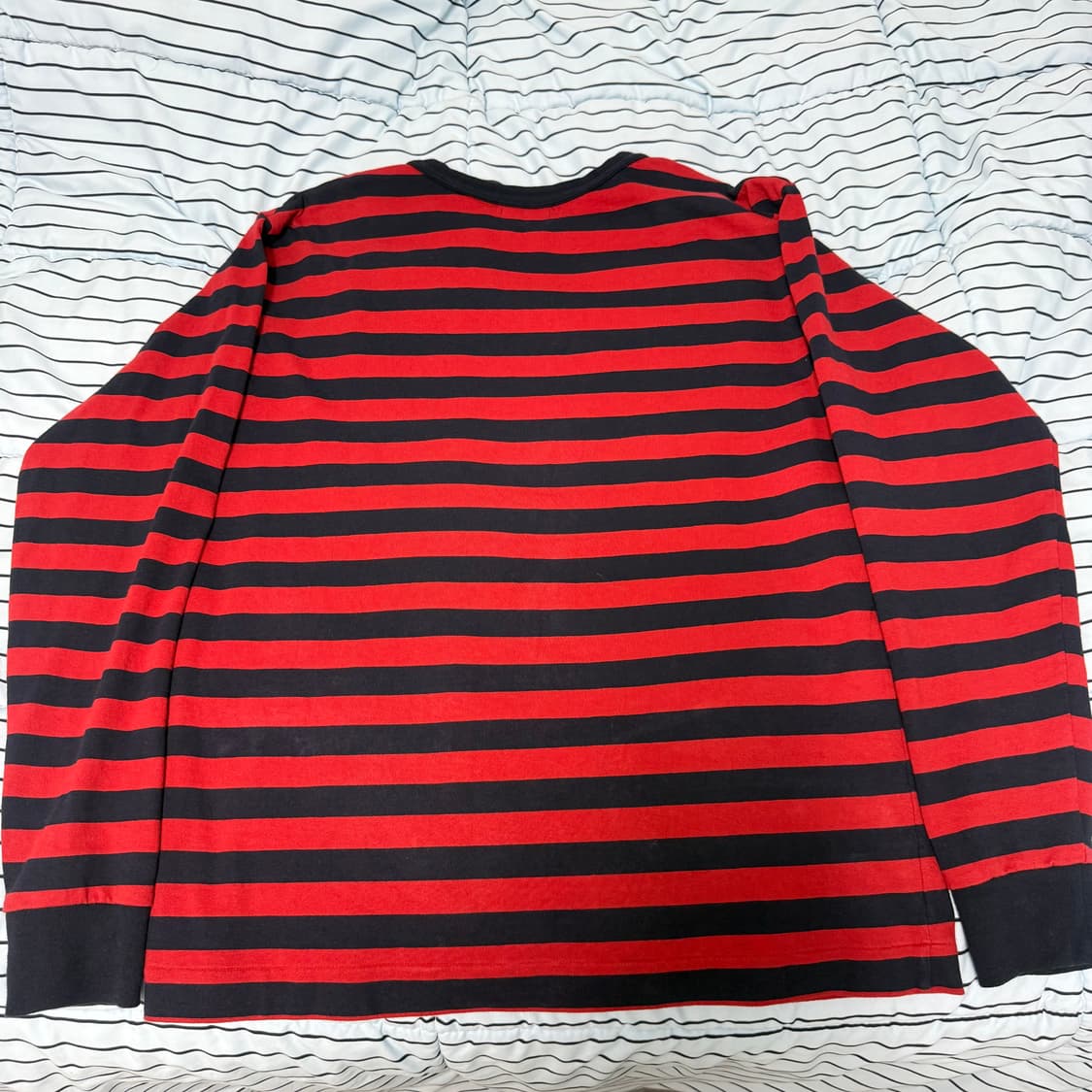 휴먼메이드 Striped L/S T-Shirt Red (M) 상품이미지6