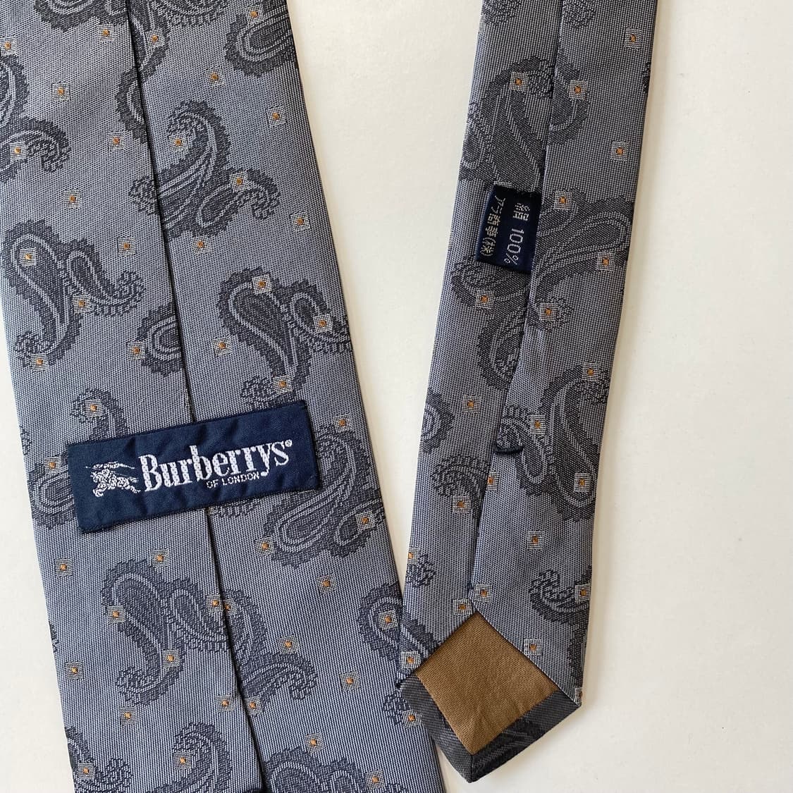 버버리 페이즐리 심플로고 넥타이 정품 (Burberrys) 명품 8.7c 상품이미지5