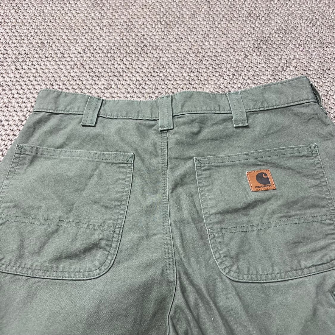 칼하트 카펜터 쇼츠 팬츠 카키 32 상품이미지7