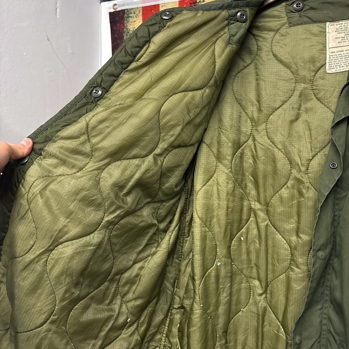 60s 오리지널 U.S. ARMY M-65 피쉬테일 파카 N432 상품이미지8