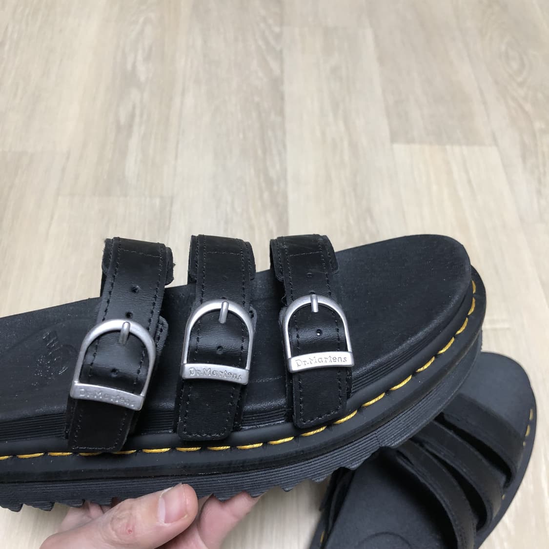 (240) 닥터마틴 Dr.martens 블레어 슬라이드 샌들 블랙 상품이미지8