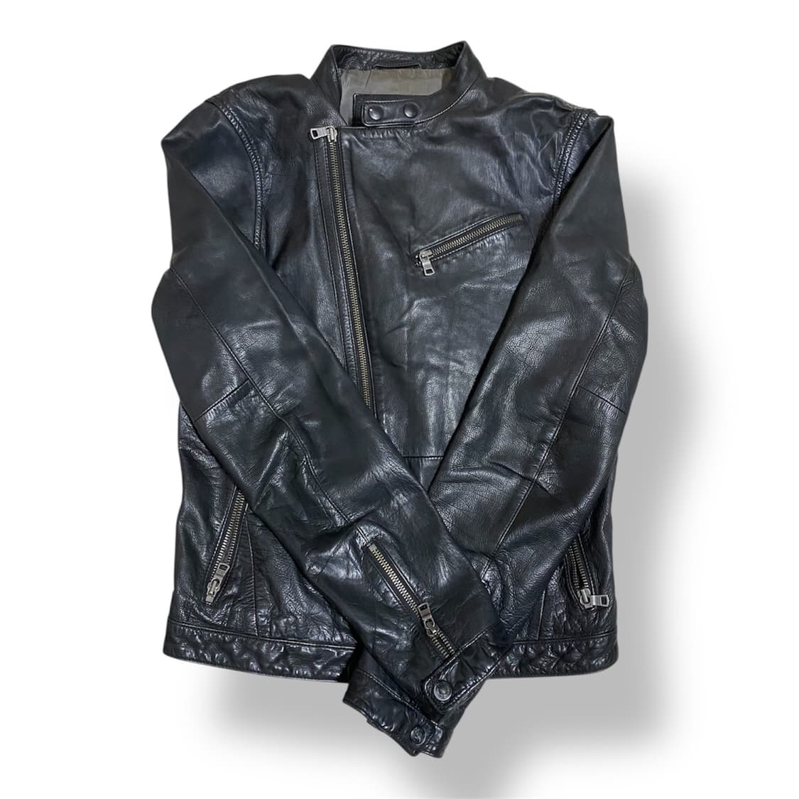 빈티지 알마니 익스체인지 소가죽 레더 자켓 상품이미지2