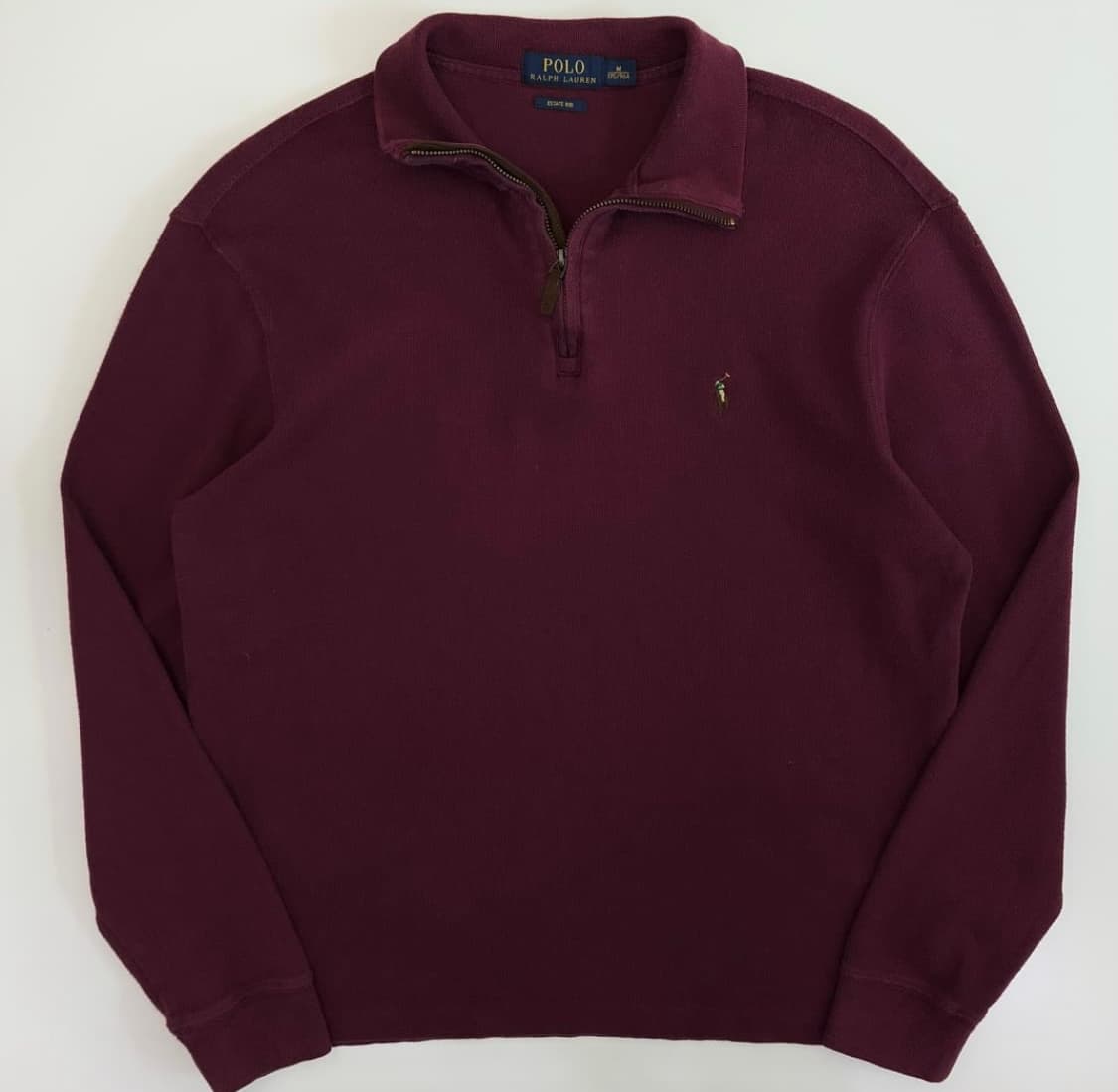 Polo 폴로 랄프로렌 자수 에스테이트립 반집업 스 웨트셔츠 상품이미지1