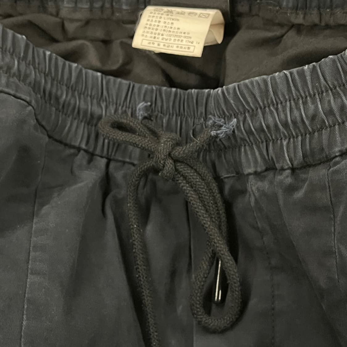 [정품/M] 라이프워크 블랙 카고 조거팬츠 b14 상품이미지8
