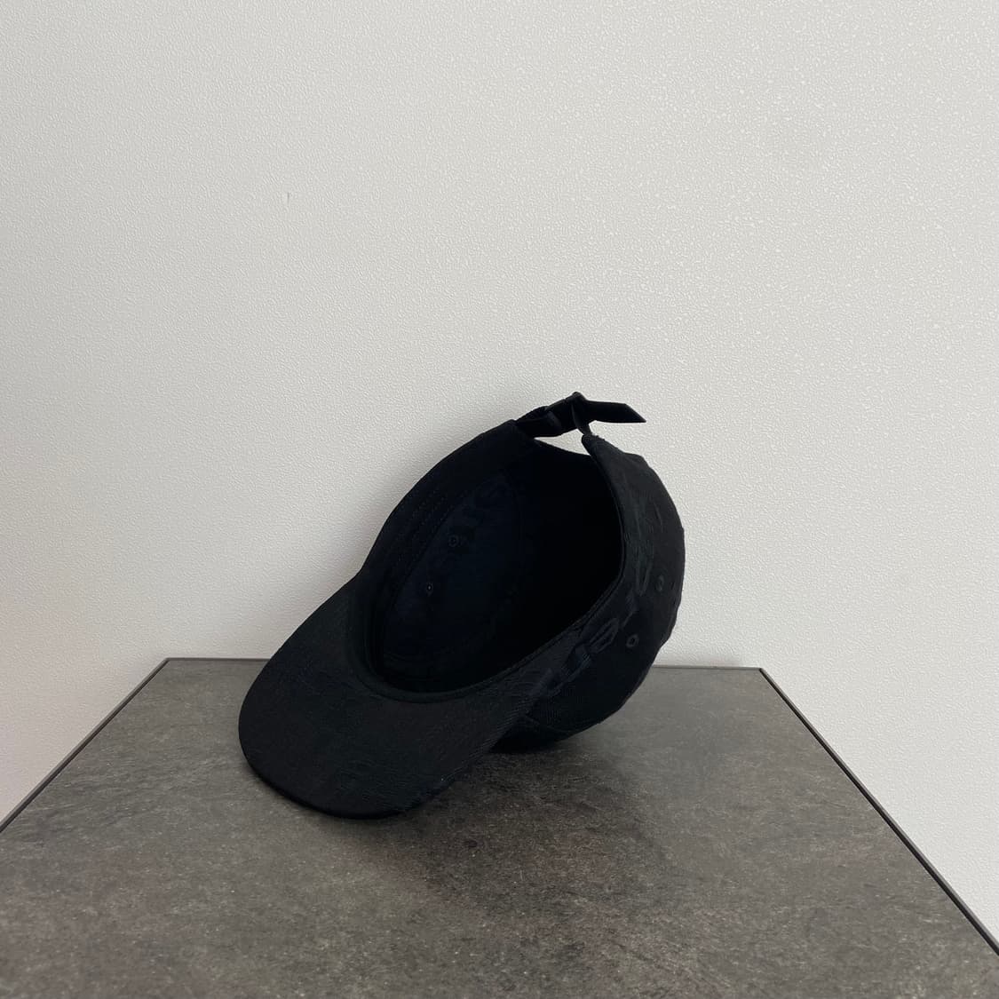 (OS) 슈프림 박스로고 캠프캡 모자 자카드 블랙 상품이미지6