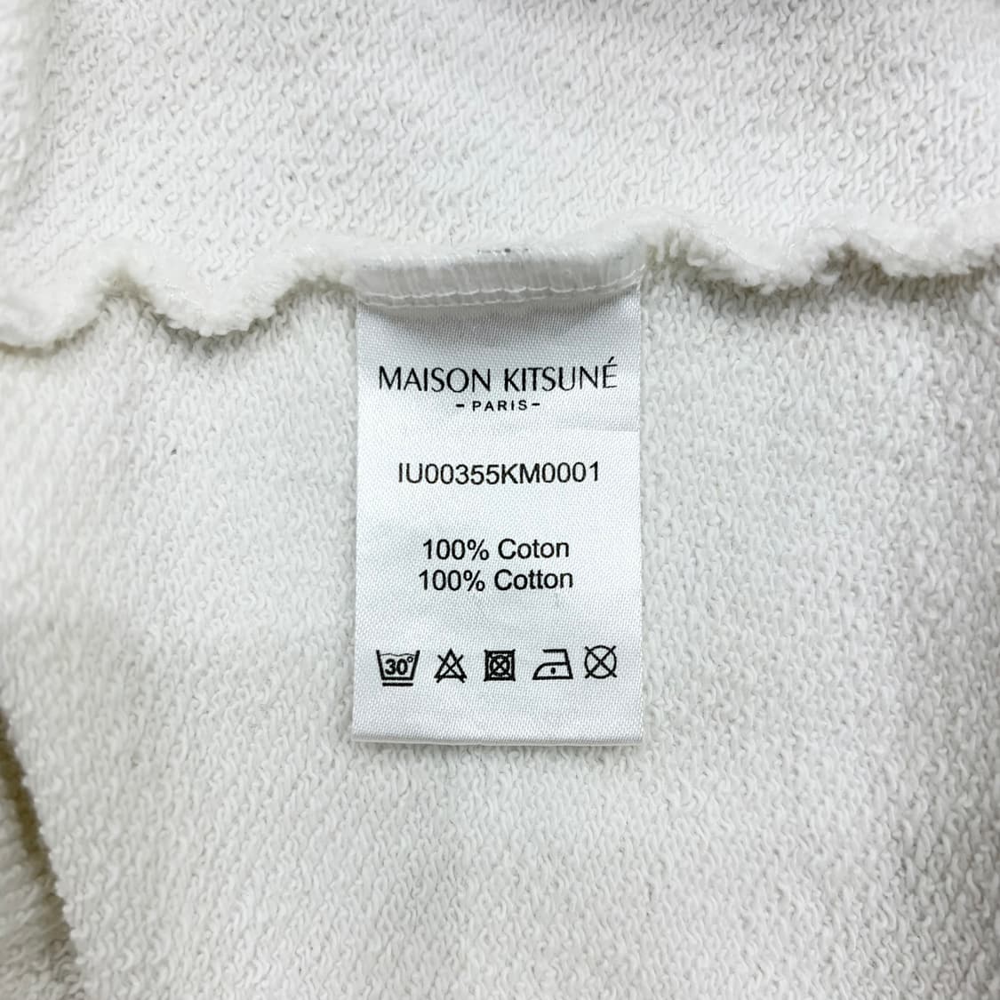 메종키츠네 칠랙스 폭스 후드티  M 상품이미지4