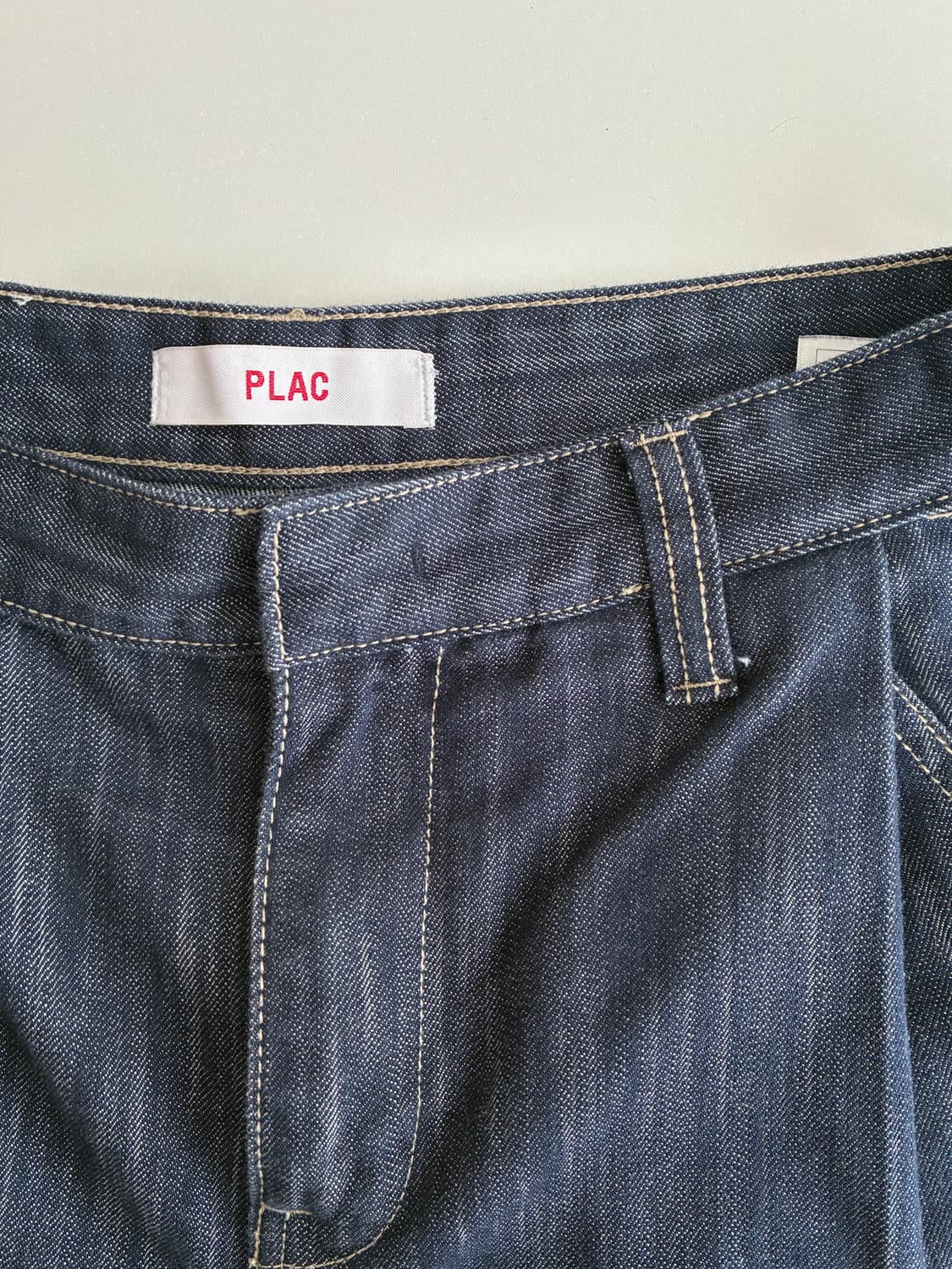 31) 플랙 PLAC 생지 와이드 데님 상품이미지5
