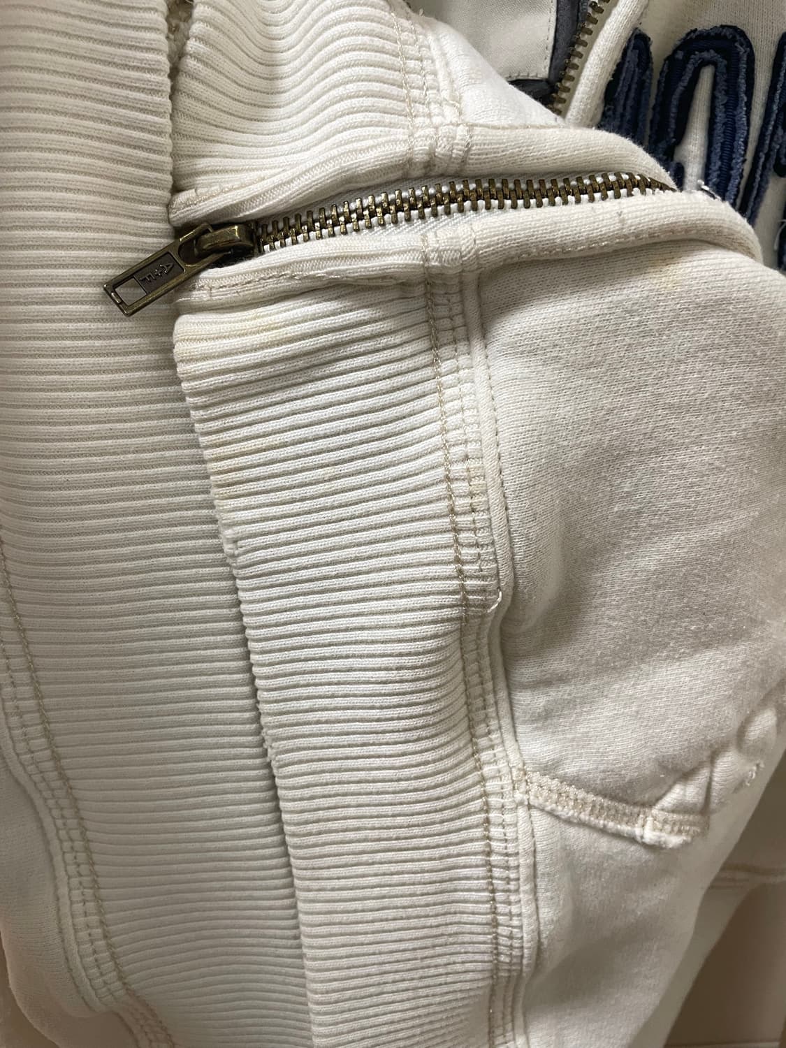 아베크롬비 후드집업 슬림핏 화이트 아이보리 상품이미지8