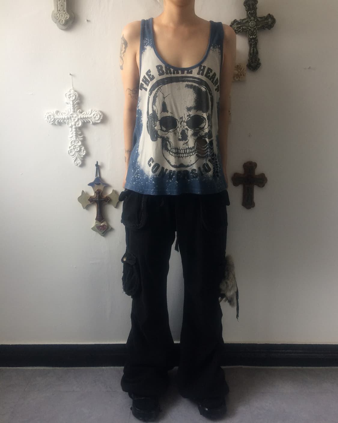 Skull damage sleeveless 상품이미지6