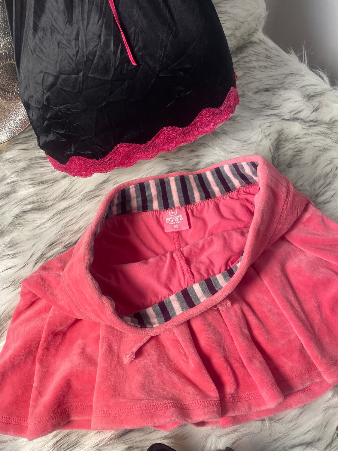 PINK 테리 소재 미니스커트 핑크 상품이미지2