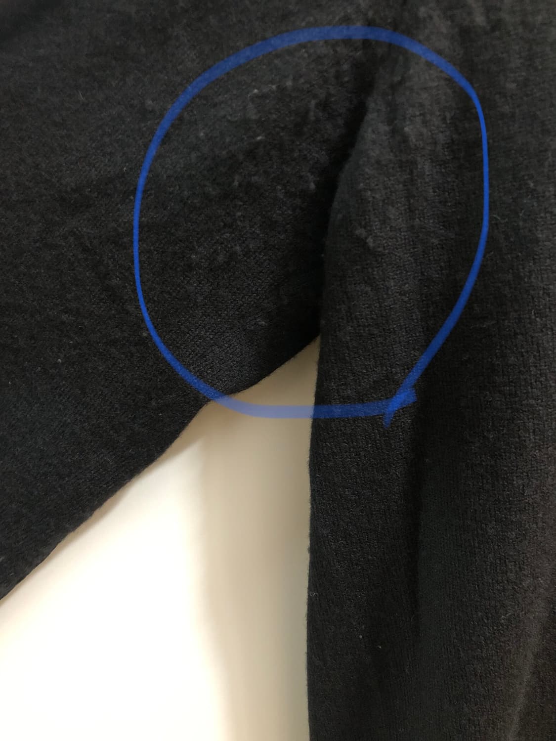 [M] 마르지엘라 엘보우 패치 가디건 블랙 상품이미지9