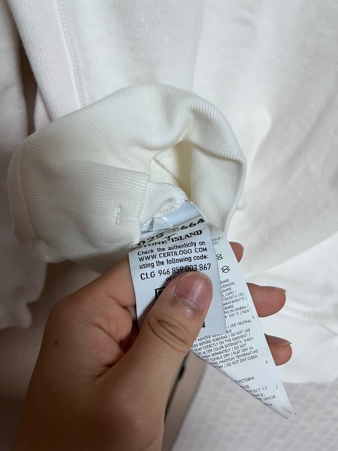 [XL] 스톤아일랜드 맨투맨 화이트 상품이미지4