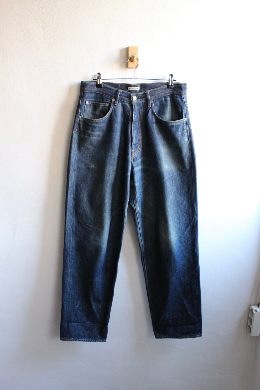 오라리 하드 트위스트 5p 와이드 데님 팬츠 상품이미지1