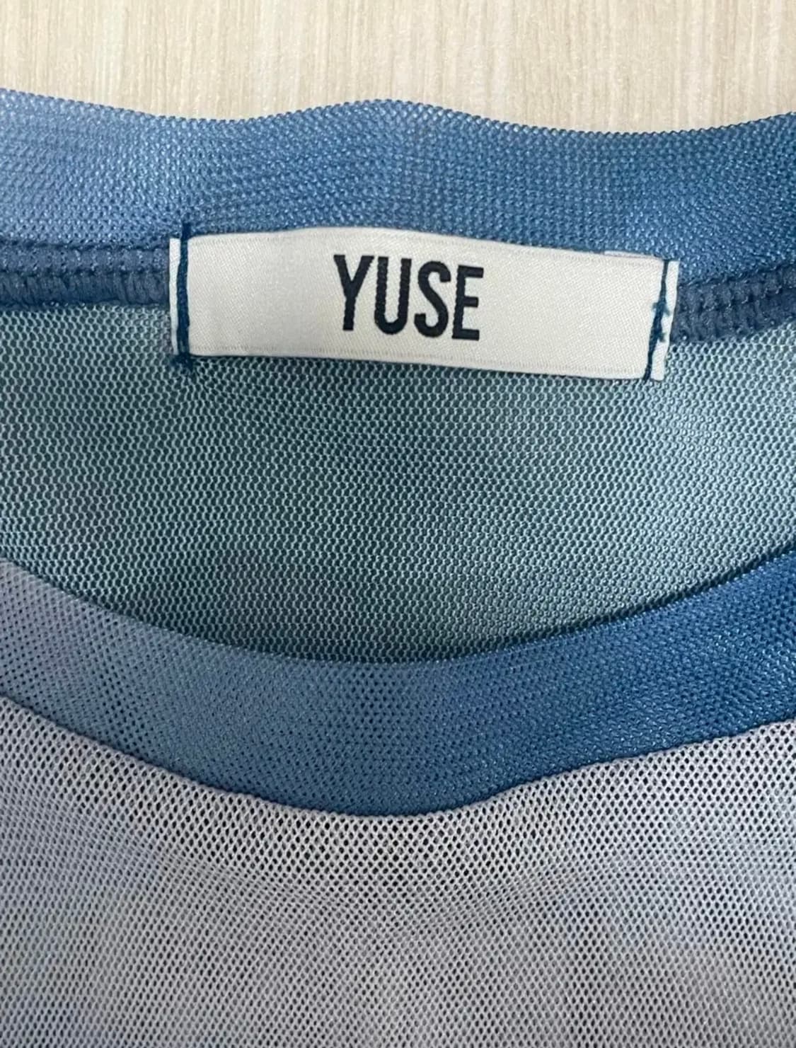 유즈 MESH FULL PRINT T-SHIRT - BLUE 상품이미지4