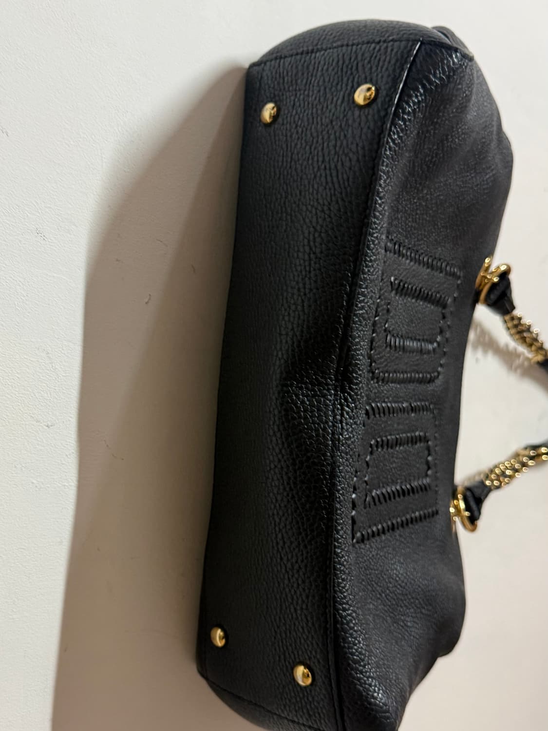 닥스 DAKS 클래식 더블 D 레더 숄더,토트백 상품이미지7