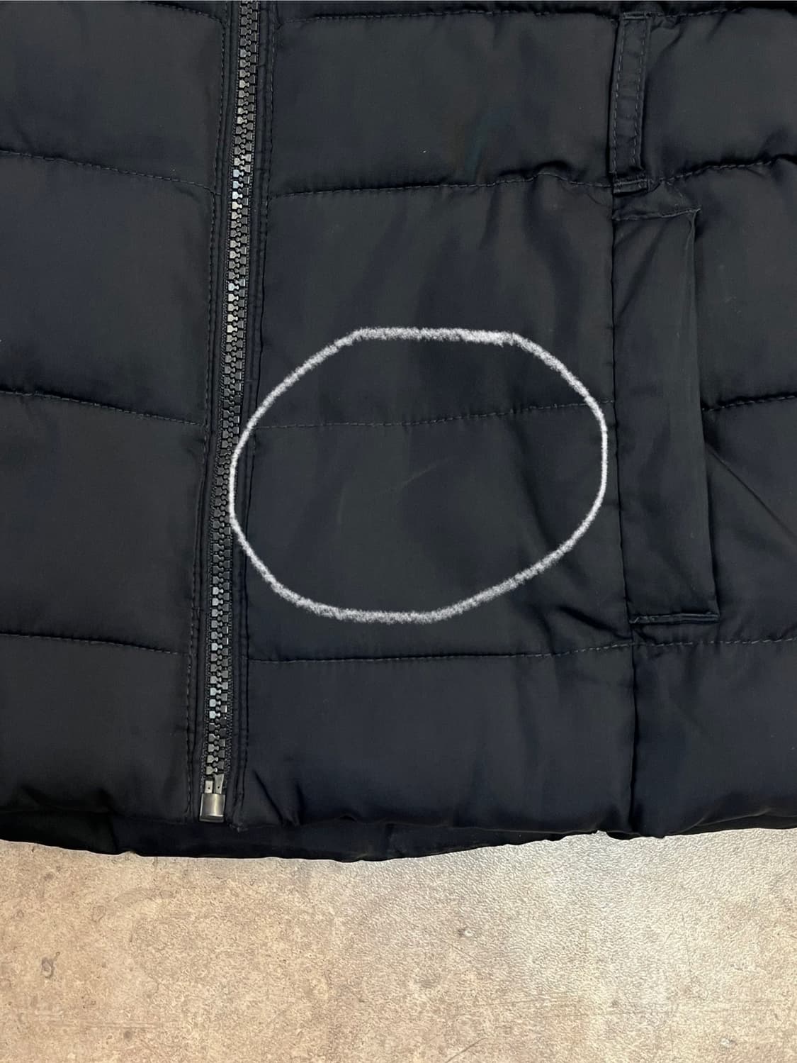 홀리스터 후드 패딩 자켓 블랙 M #csz2476 상품이미지6