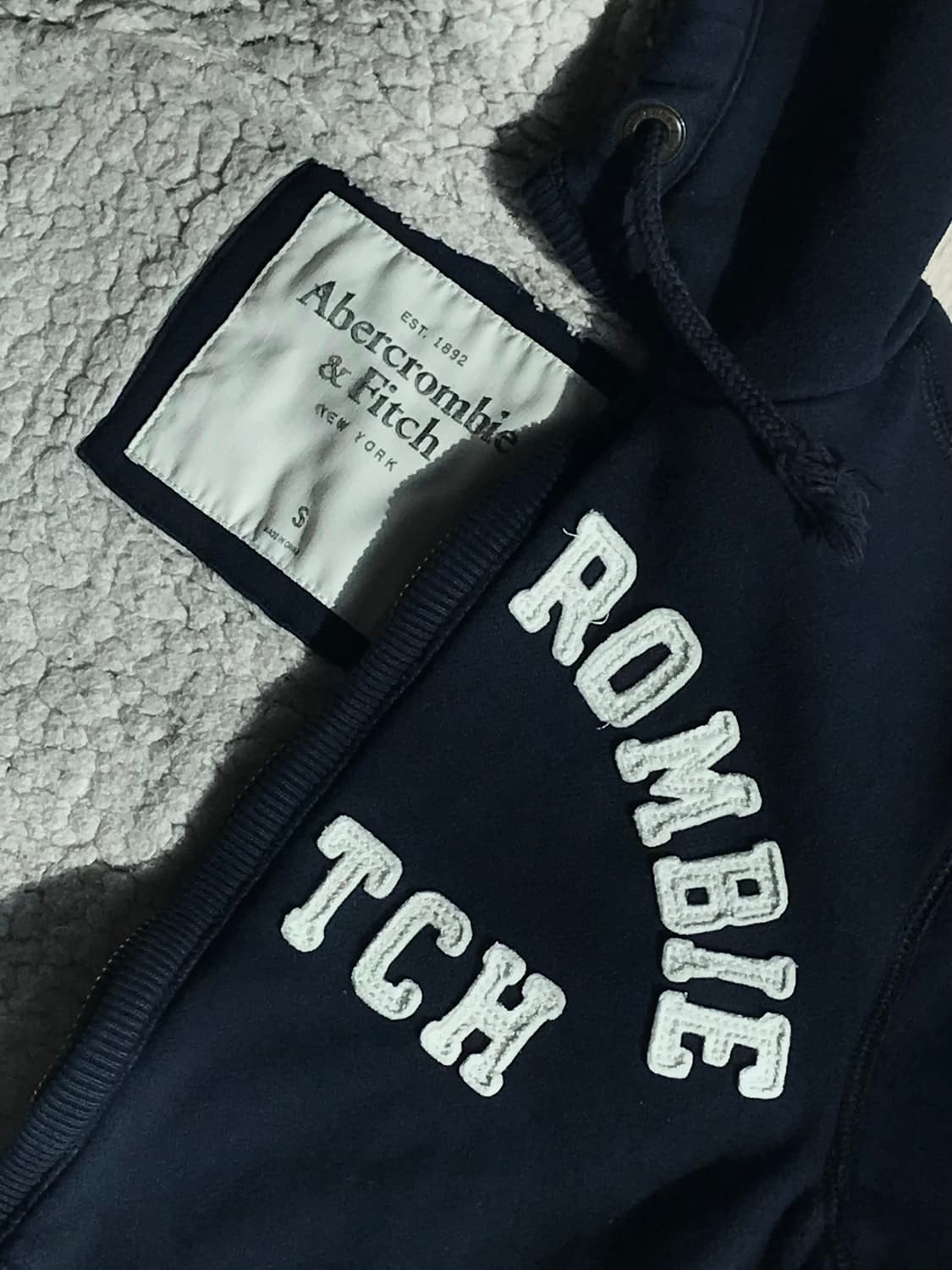 아베크롬비 스펠로고 울프죠 후드집업 상품이미지4