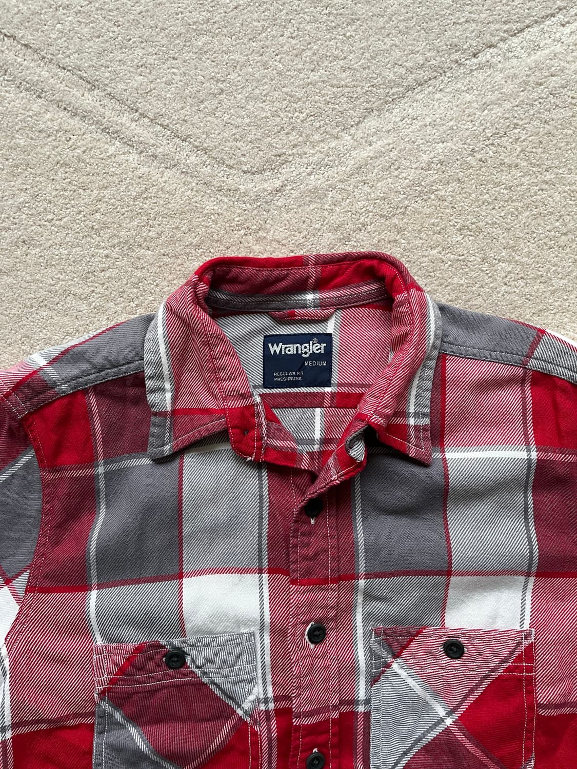 90s 랭글러 웨스턴 체크 셔츠 (95-100) 상품이미지3