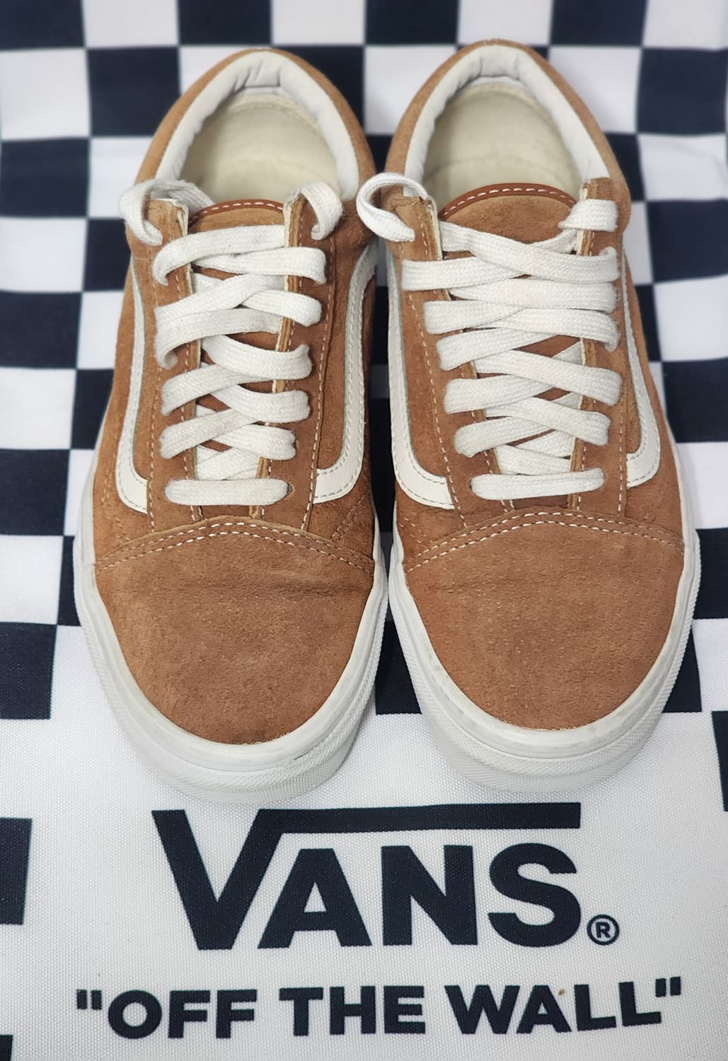 반스 올드스쿨 베이지 스웨이드 235mm 상품이미지5