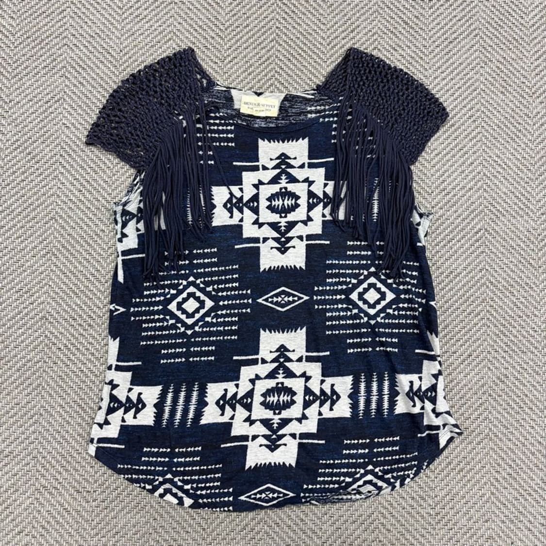 랄프로렌 데님앤서플라이 아즈텍 숄 탑 v3262 상품이미지1