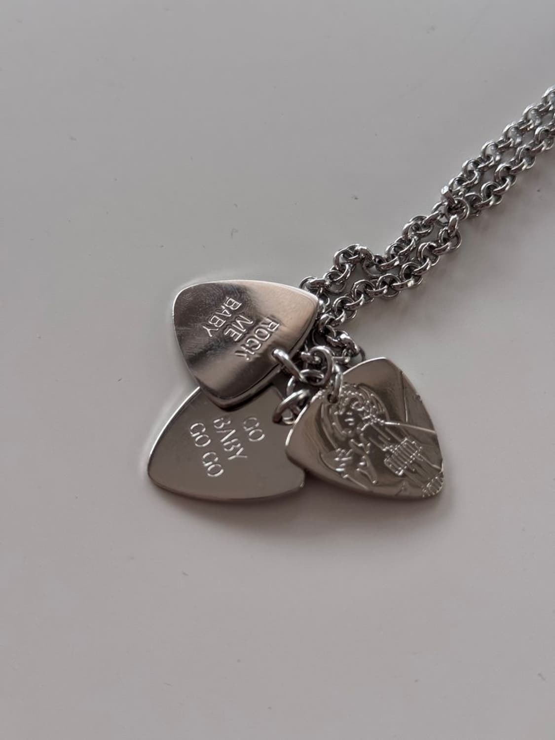 WOMAN ON SKULL CHAIN 체인 목걸이 상품이미지3